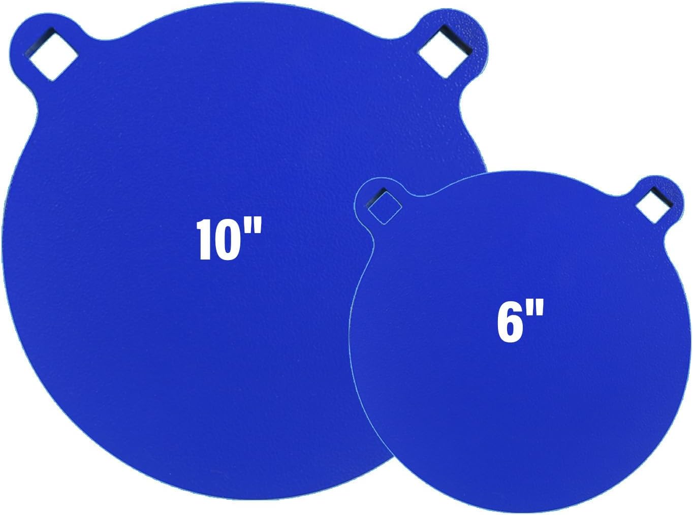 AR500 Steel Target Thick1/2,Diameter 6”& 10“Blue Training Combo，The Progression Kit from Precision to Speed,The Value Choice