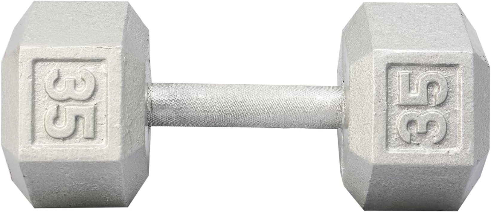 YORK Cast Iron Hex Dumbbell