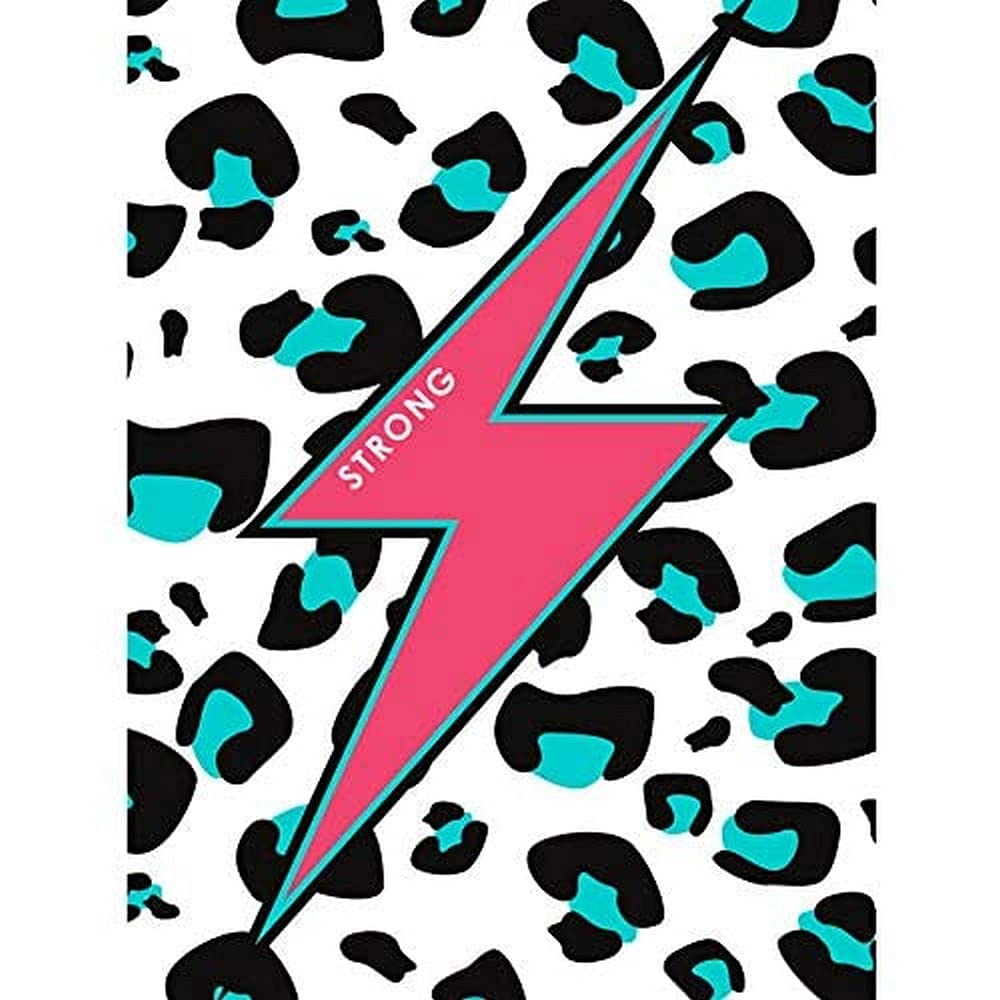 Wee Blue Coo Pink Teal Leopard Reverse Strong Unframed Art Print Poster Wall Decor 12x16 inch
