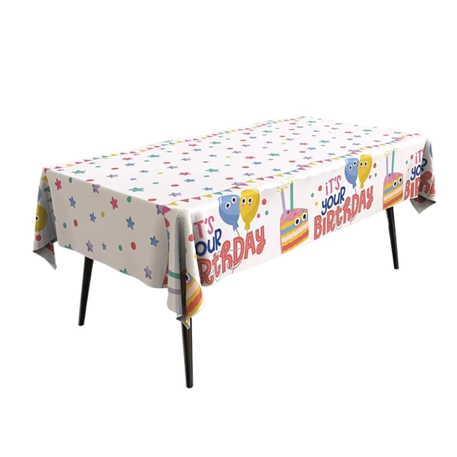 LUYSGBXR Waterproof Tablecloth Table Cloths Cartoon Waterproof Tablecloths Birthday Decorations Party Supplies(Color 7)