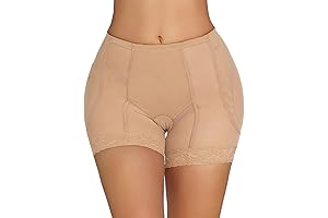 Women's Hip Pads Shapewear Padded Underwear Shaping Thigh Shorts Dip Enhancer Butt Lifter