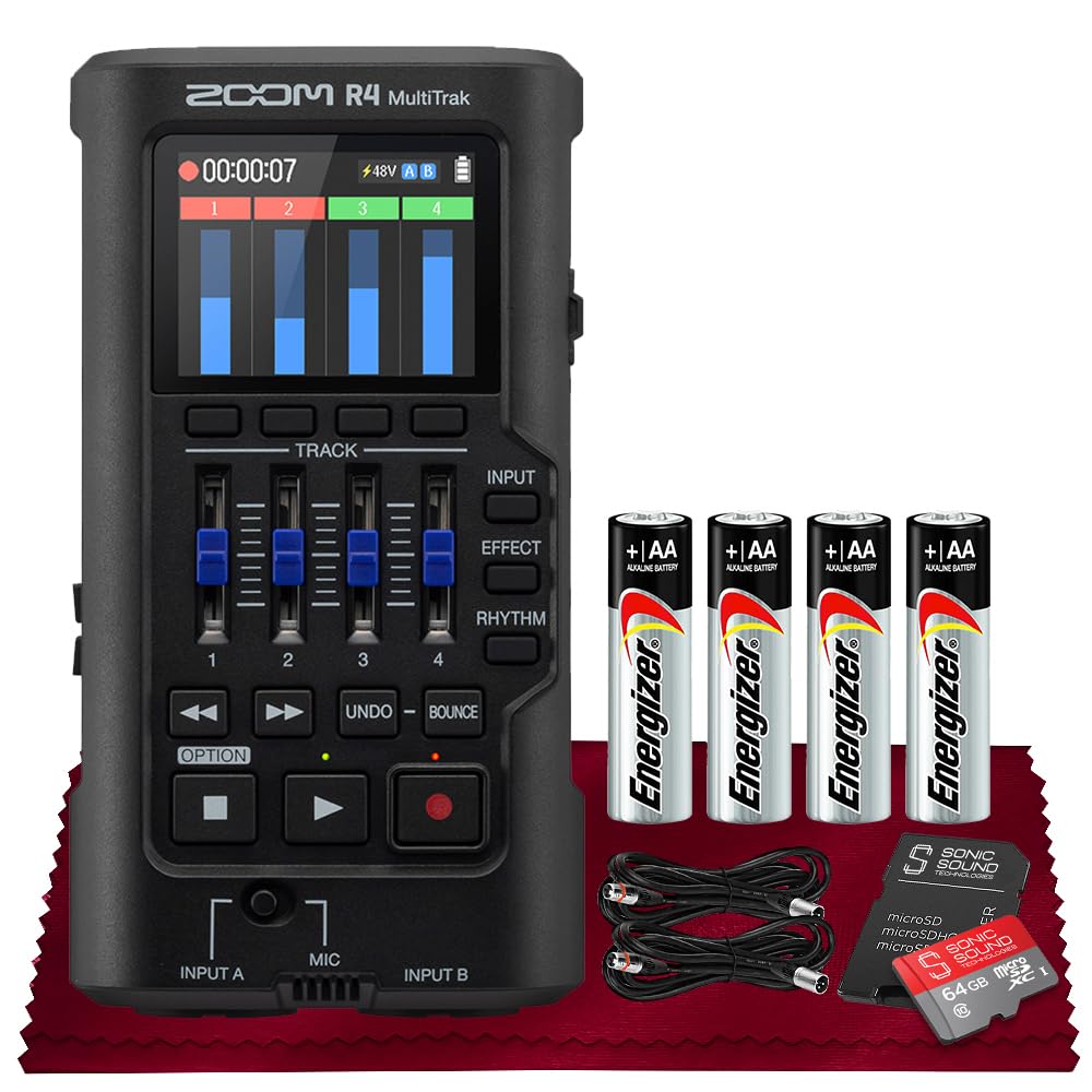 Amazon.com: Zoom R4 Multitrak - 32-Bit Float Recorder, 4-Track