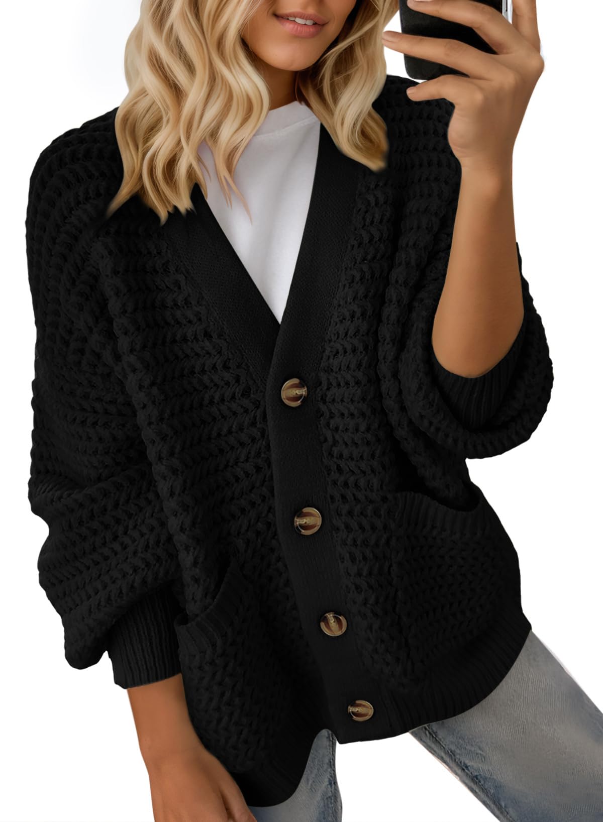Dokotoo Chunky Knit Cardigan