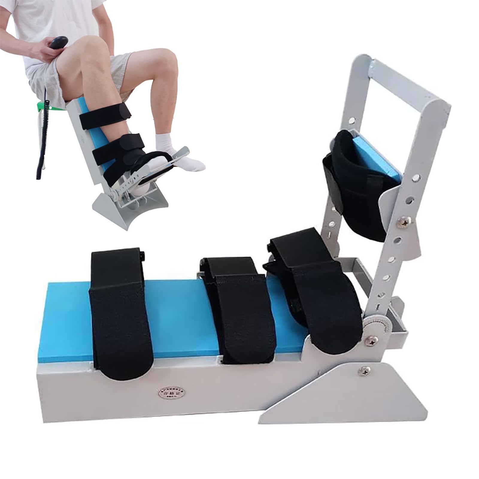 Equipo De Rehabilitación De Tobillo, Entrenador Eléctrico De Rehabilitación De Tobillo, Flexión Plantar/dorsiflexión 40°, Tensión Y Altura Ajustables, para Pie Caído, Varo, Hemiplejía