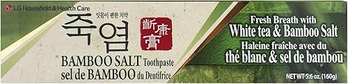 LG hogar cuidado de la salud bambú sal pasta dental 57fl oz 160g