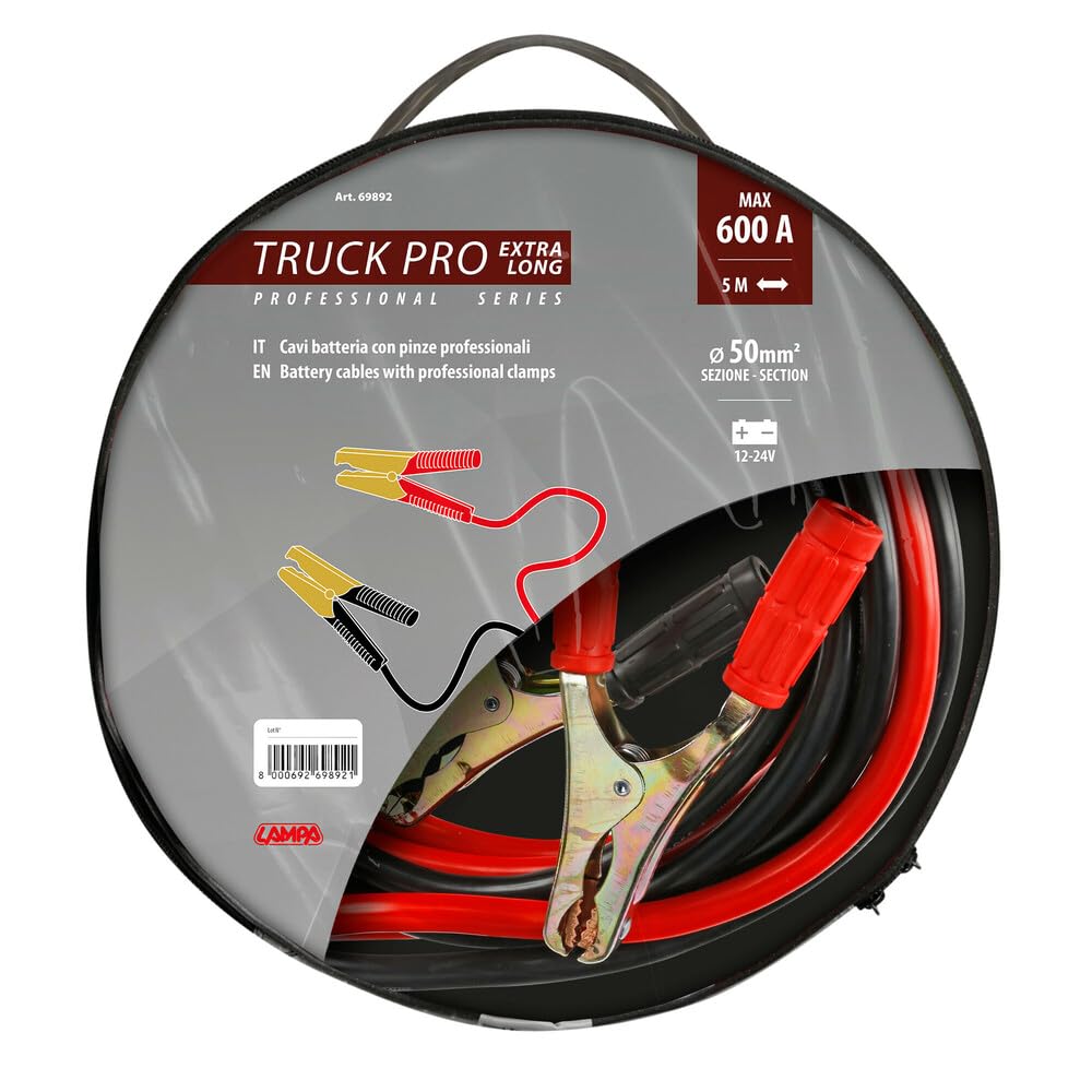 Lampa 69892 Cavi Batteria Truck-PRO - 500 cm - 600 A - 50 mm²