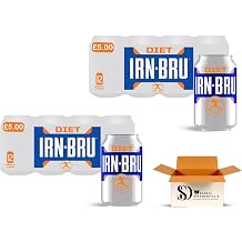 IRN-BRU 330ml Cans Pack of 24 | Original, Sugar Free & Diet Options | Sparkling Soft Drink Multipack | Select Your Favourite Flavour Irn- Bru Diet 24 x 330ml