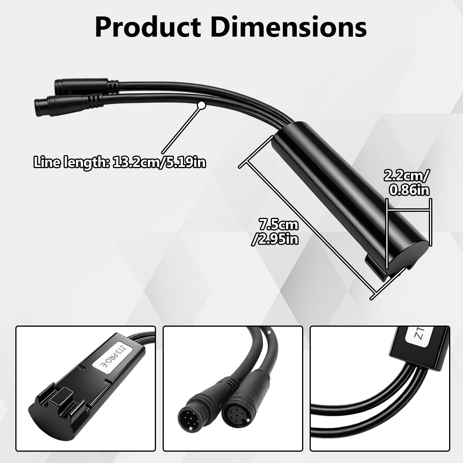 Cable de Liberación de Velocidad Supresión para Segway Ninebot ZT3 Pro/ProE del límite de velocidad a 40 km/h Cable de aumento de velocidad con botón Quick-Switch para una instalación sencilla