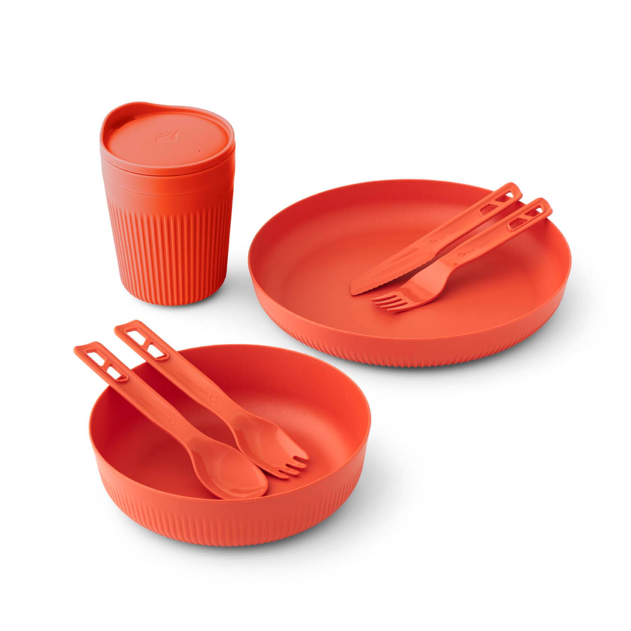 Sea to Summit Passage 1-Person Camping Dinnerware Set, Plate, Bowl, Mug, Utensils