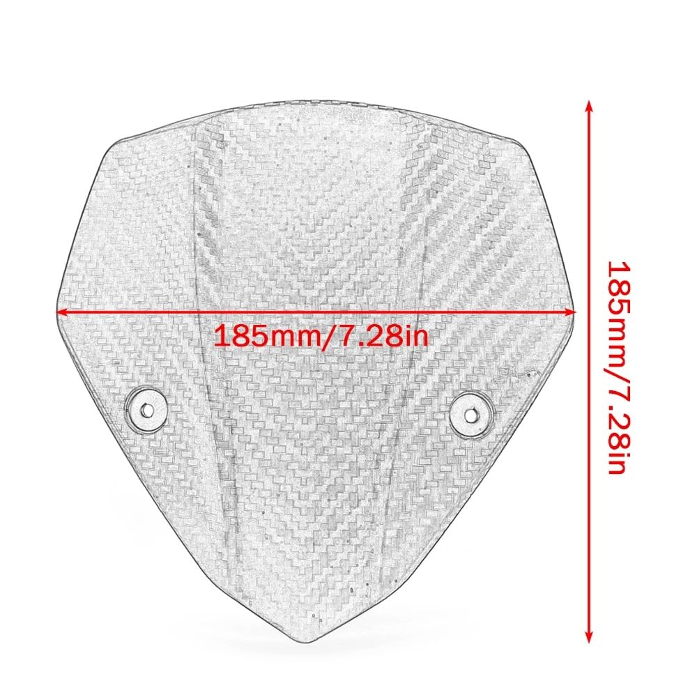 Moto Deflector para 790 para 890 para 2018-2023 Parabrisas lantero Motocicleta Flector Viento Flujo Aire Motocicleta Parabrisas