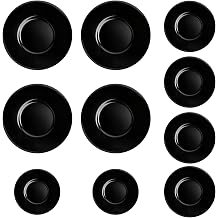 10PCS W10832694 Gas Stove Burner Caps Compatible with Whirlpool, Sears, Kenmore, Maytag, Roper, Replace for W10597133, AP5988633, PS11727796, 4363154