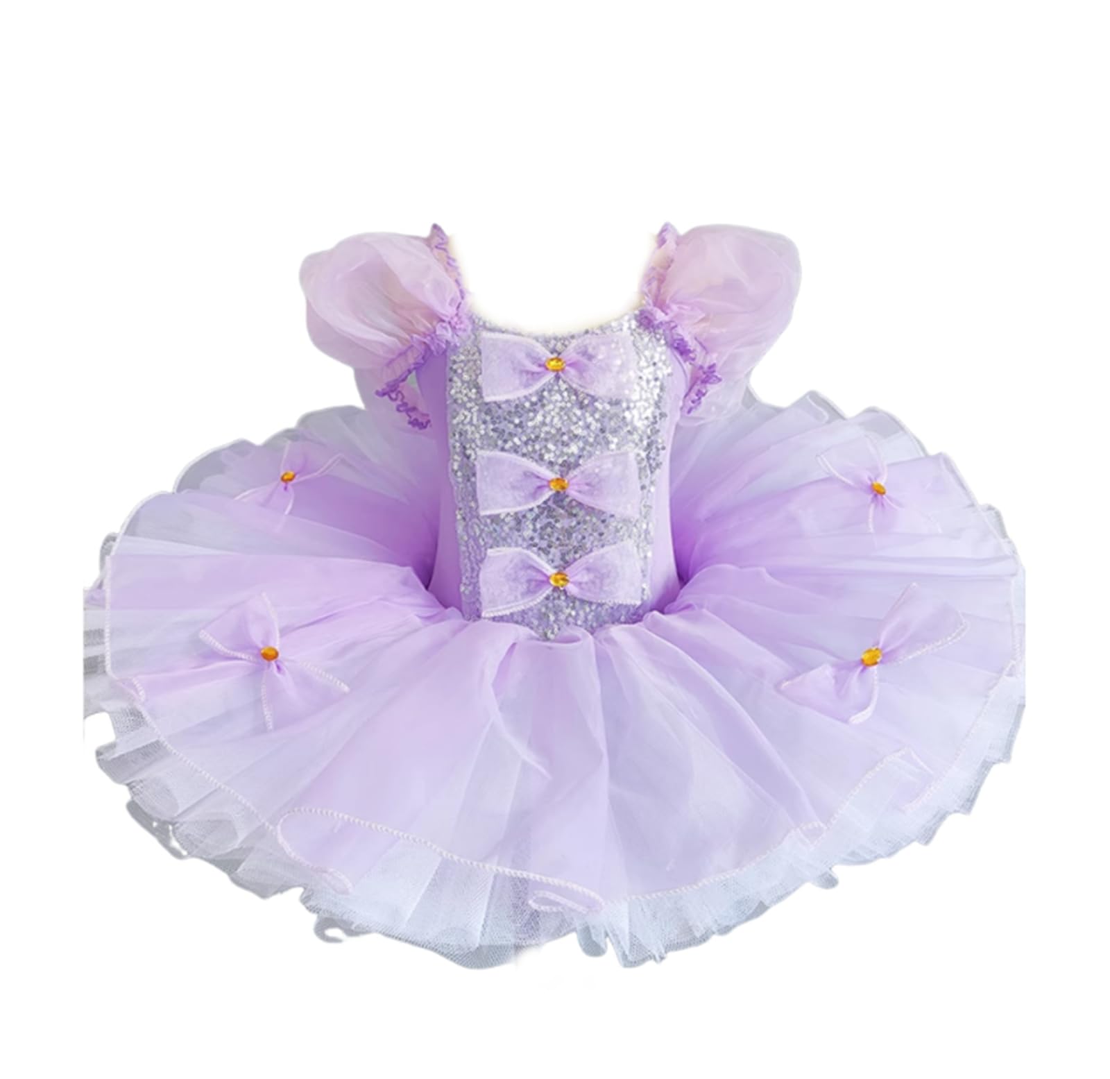OTMYIGO Robe Tutu de Danse de Ballet pour Filles, Justaucorps de Ballet pour Enfants, Costumes Danse, Jupe Camisole Justaucorps, Costumes du lac des cygnes Performance