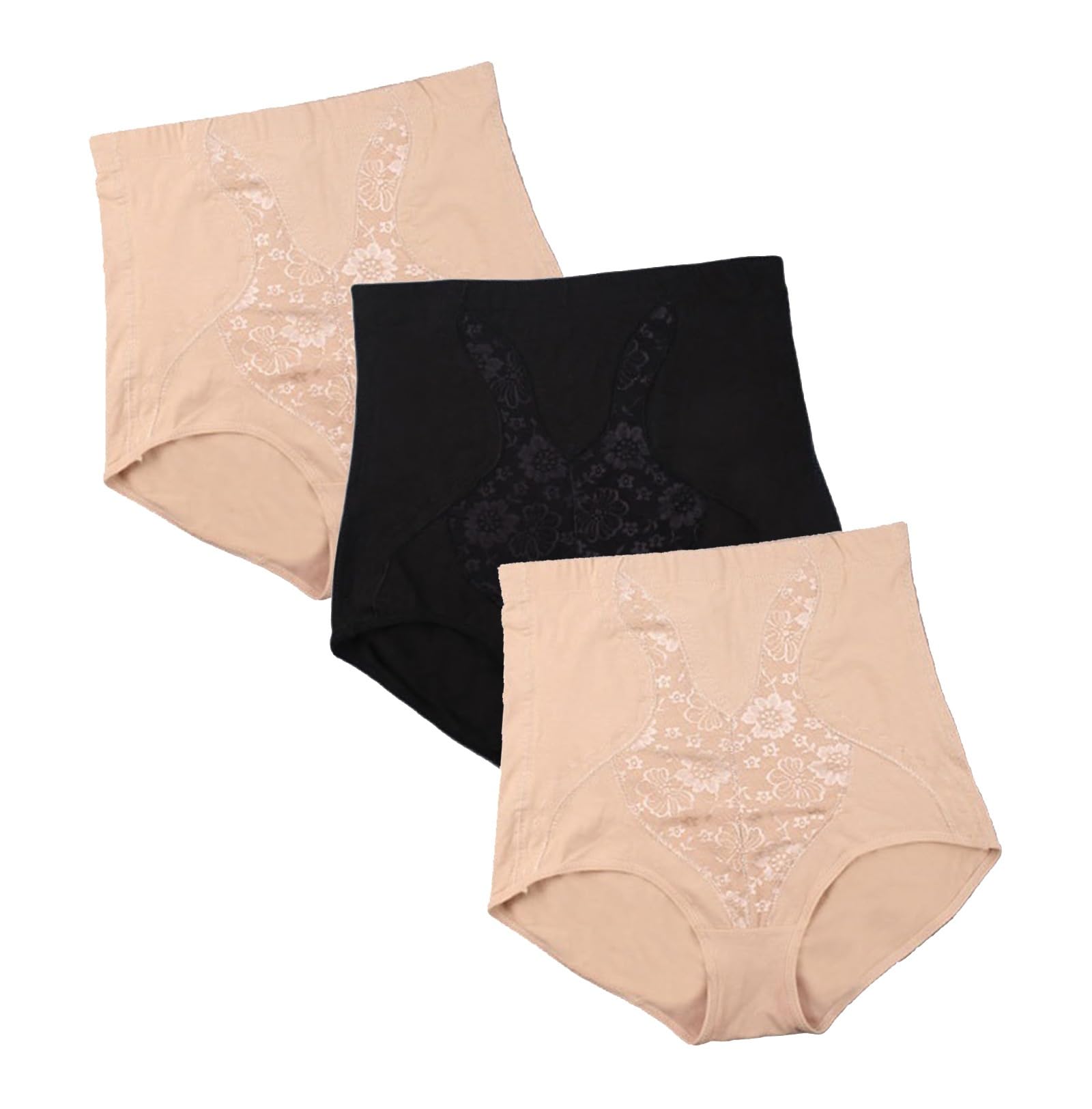 2 3 4-Pack Woman Highly Elasticity Underwear Breathable Hipster Briefs Plus Size Panties Big Curvy High Waist Bikini