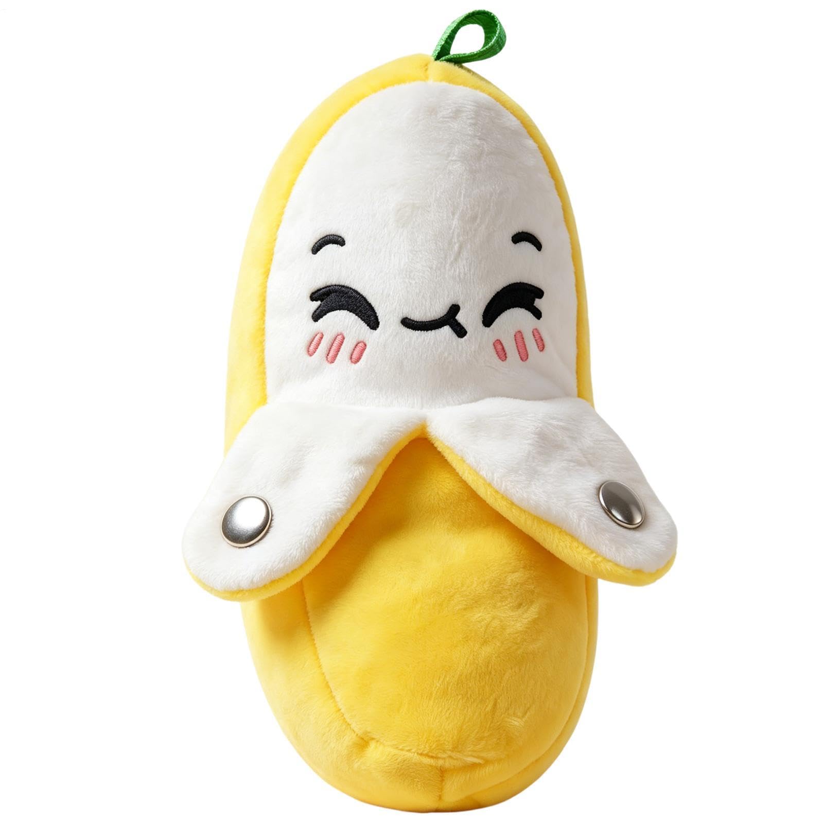 Banana Plush, Interactive Music Plush Toy With Sounds, Kids Sensory Toy, Soft Fruit Figure Decor For Bed, Sofa, Windowsill