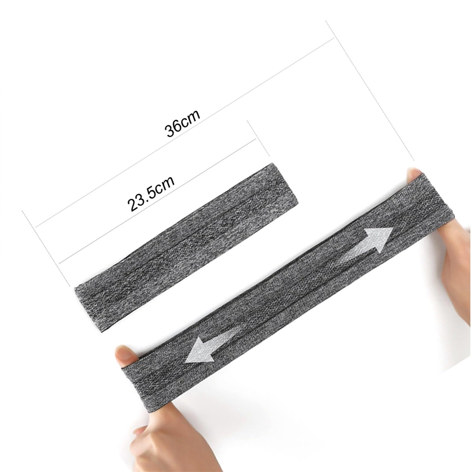 Cinta Pelo Deporte Breathable Yoga Hair Ribbon Sweatband Head Gym Fitness Sports Headbands Running Hair Tape Ribbon Elastic Hair Band Women Men(Sweatband 3pcs C)