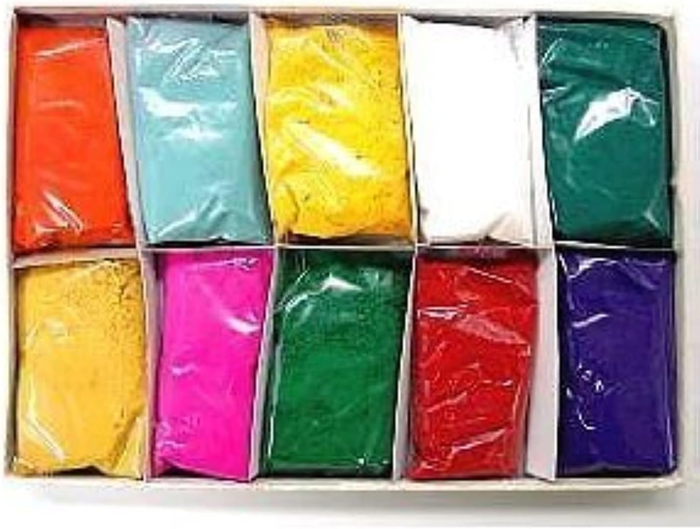 Festival Colors Rangoli for Holi (Pack of 10)