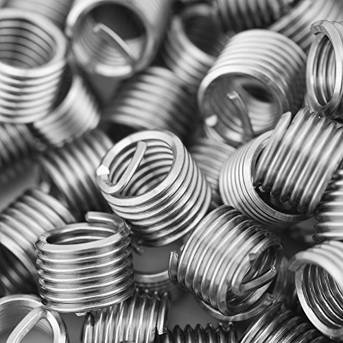 m6 helicoil kit 6mm helicoil 304 stainless steel 100 pcs 304 stainless steel screw wire sleeve thread repair insert assortment kit m6x10x15d