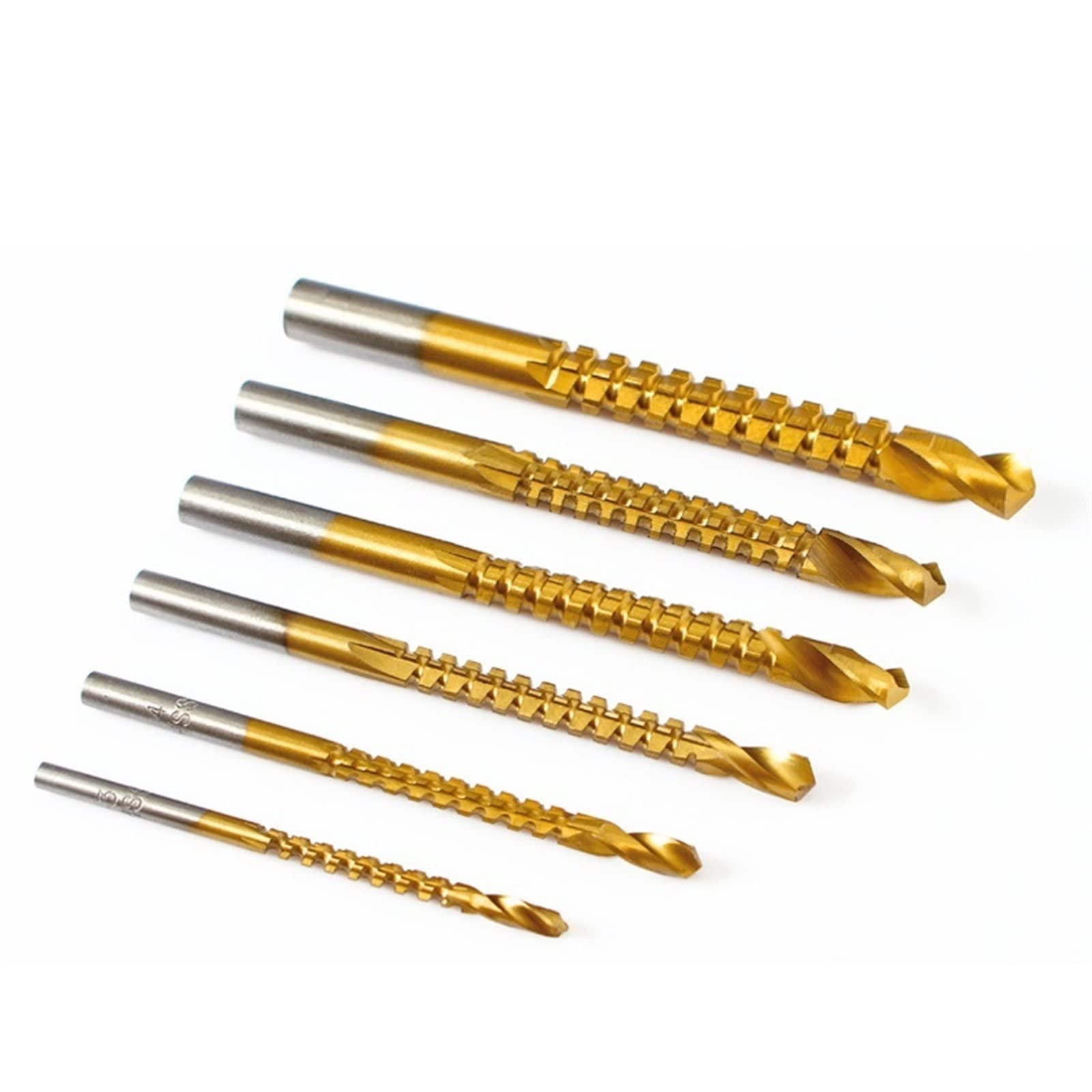 3/4/5/6/6,5/8 mm zestaw wierteł HSS kompozytowa śruba Tap stolarz obróbka drewna tworzywo sztuczne metal otwory narzędzia do rowkowania (kolor: 8 mm (1 szt.)