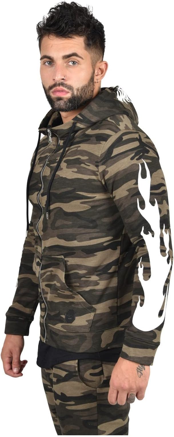 Project X Paris Zip-up Camo Hodie