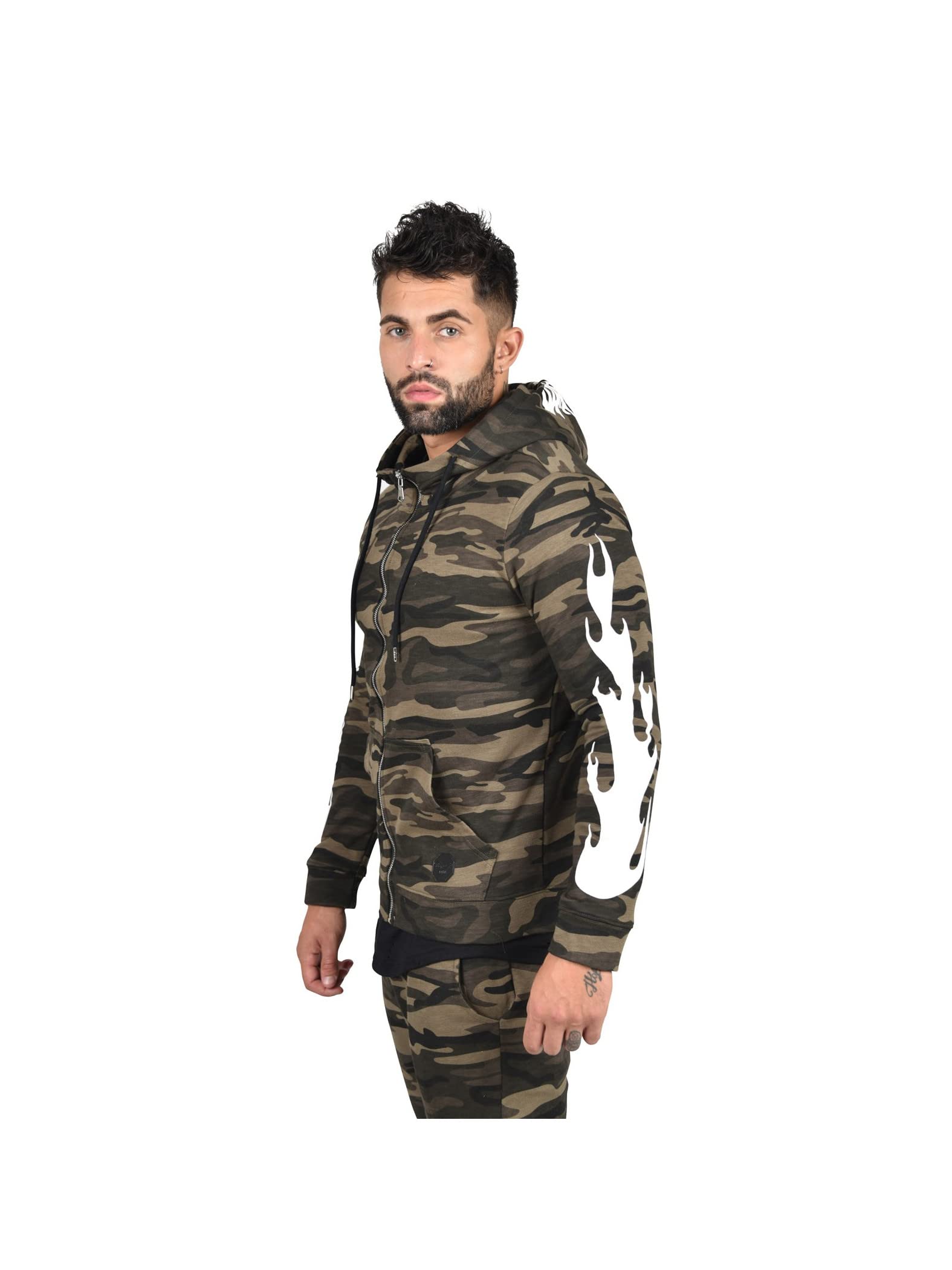 Project X Paris Zip-up Camo Hodie