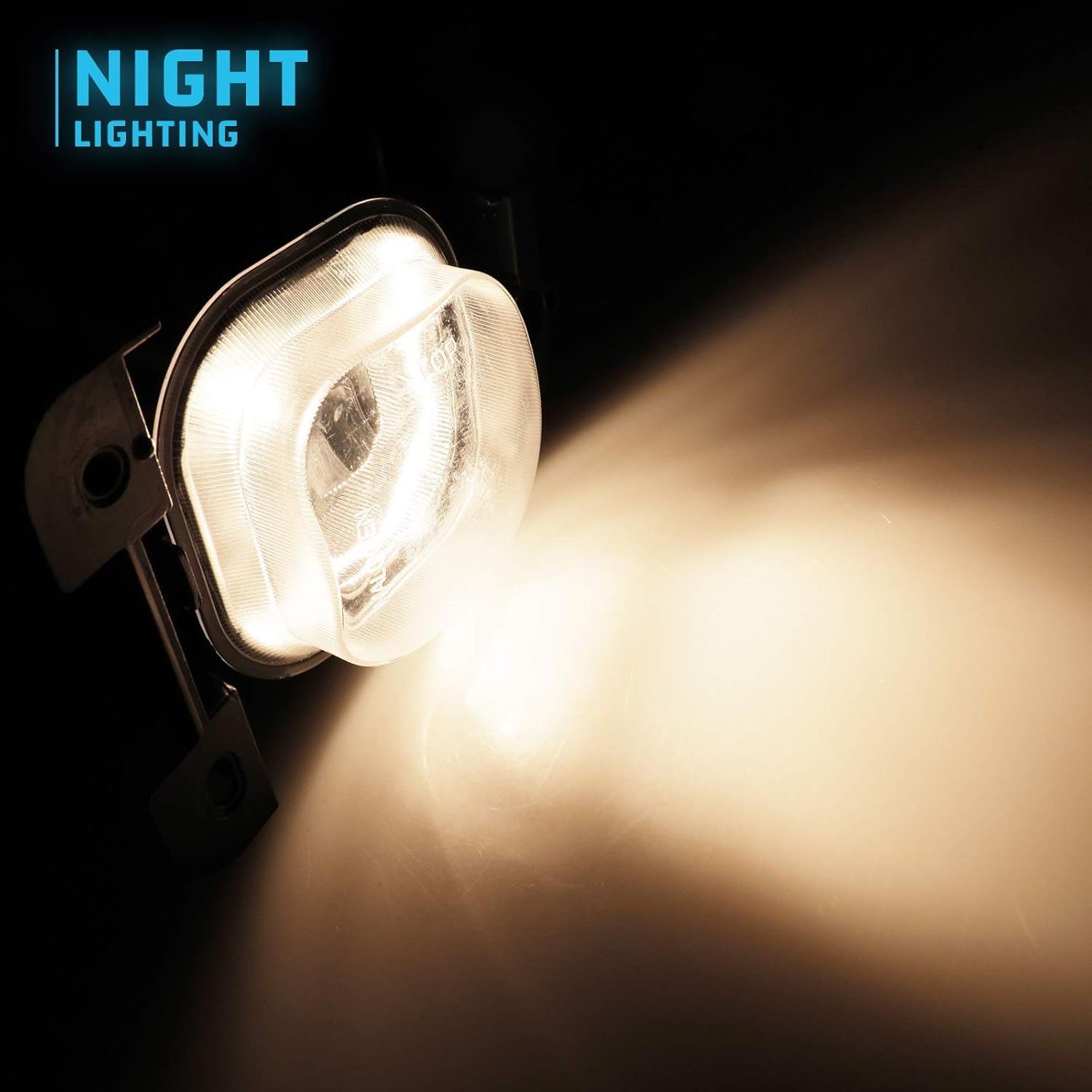 Fog Lights Fit for Ford Ranger 2004 2005 (not fit STX models) with Bulbs H10 12V 42W Fog Lamps Assembly- 1 Pair (Clear Lens)