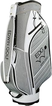 Amazon | エドウィンゴルフ(Edwin Golf) 9.5型キャディバッグ グレー