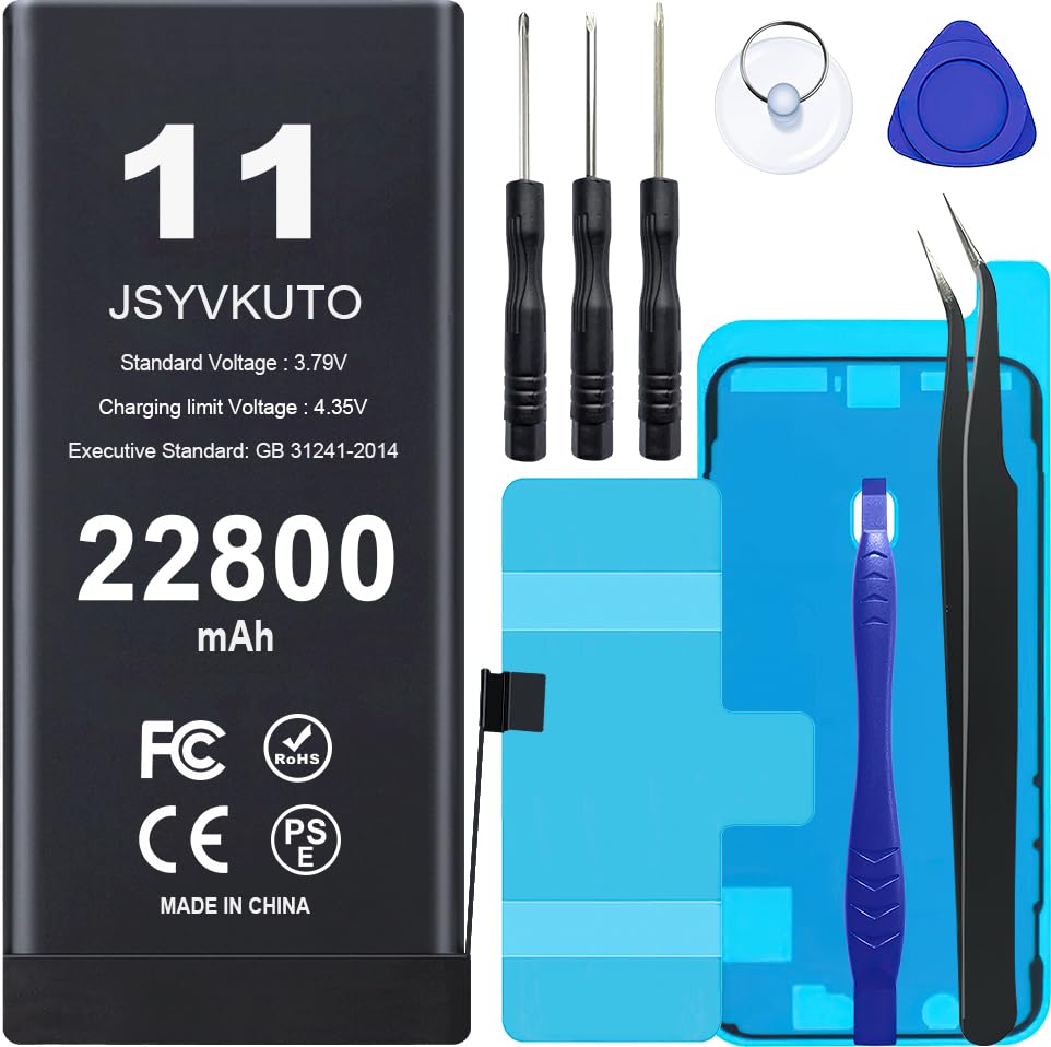 Amazon.com: JSYVKUTO 22800mAh [Upgraded] Battery for iPhone 11