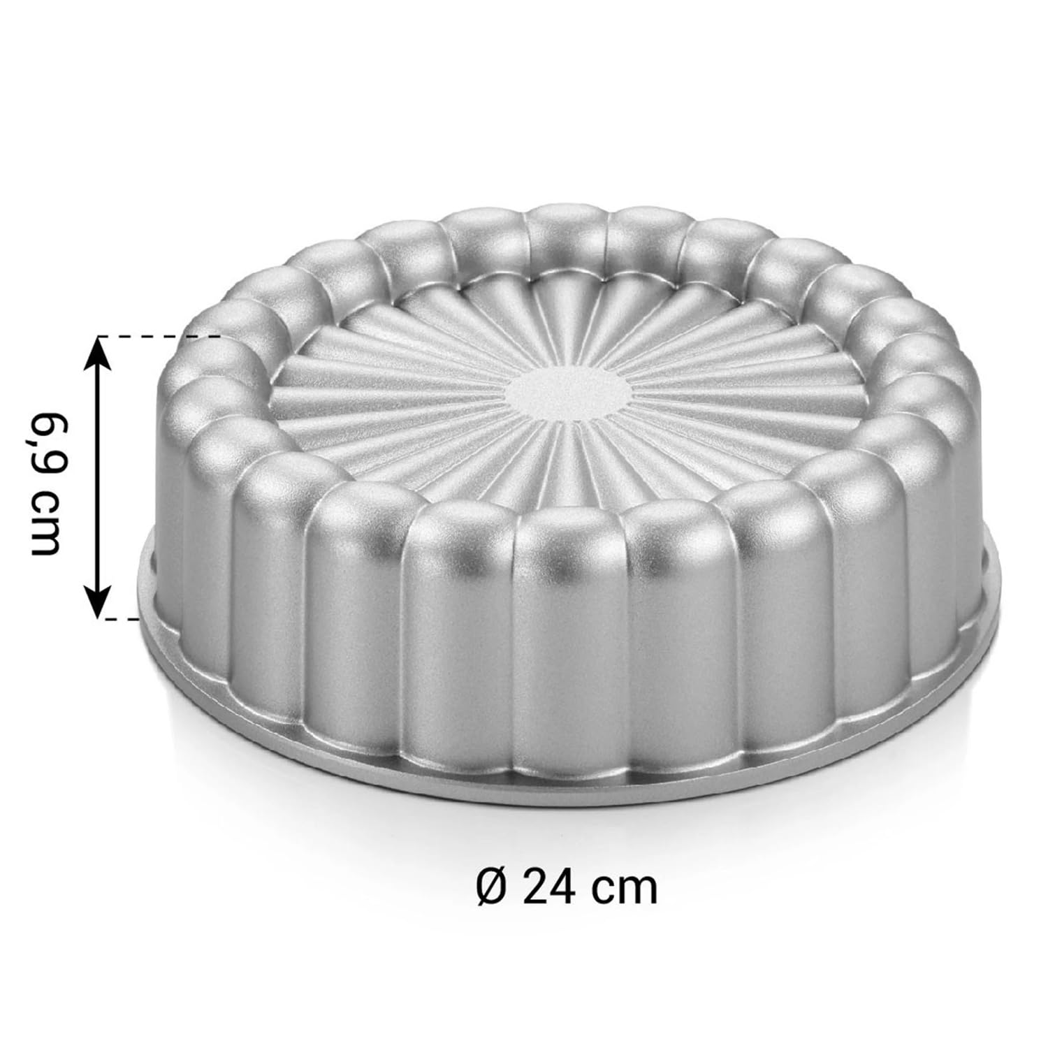 Tescoma 623151 Moule à gâteau, ø 24 cm, or, Delícia