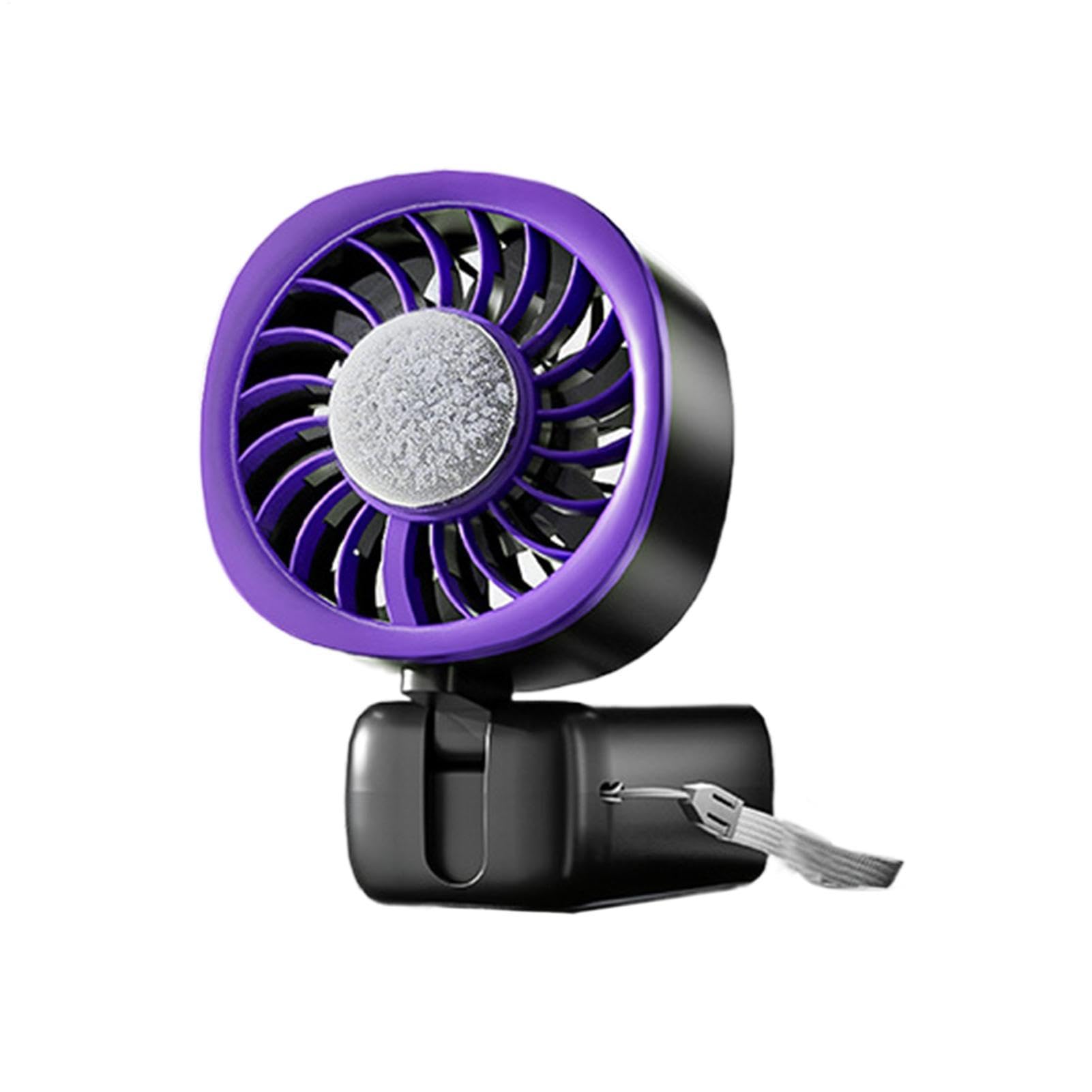 Ventilateur portable rechargeable Générique avec écran LED et vitesse réglable