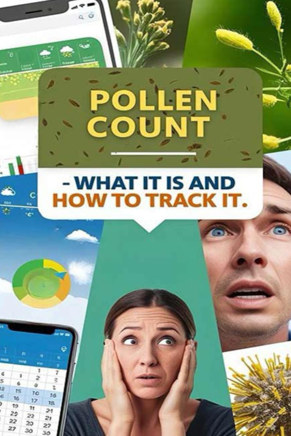 Pollen Count - What It Is and How to Track It: The pollen count measures how much pollen is in the air. read this book to learn about specific pollen allergies and how to track them.