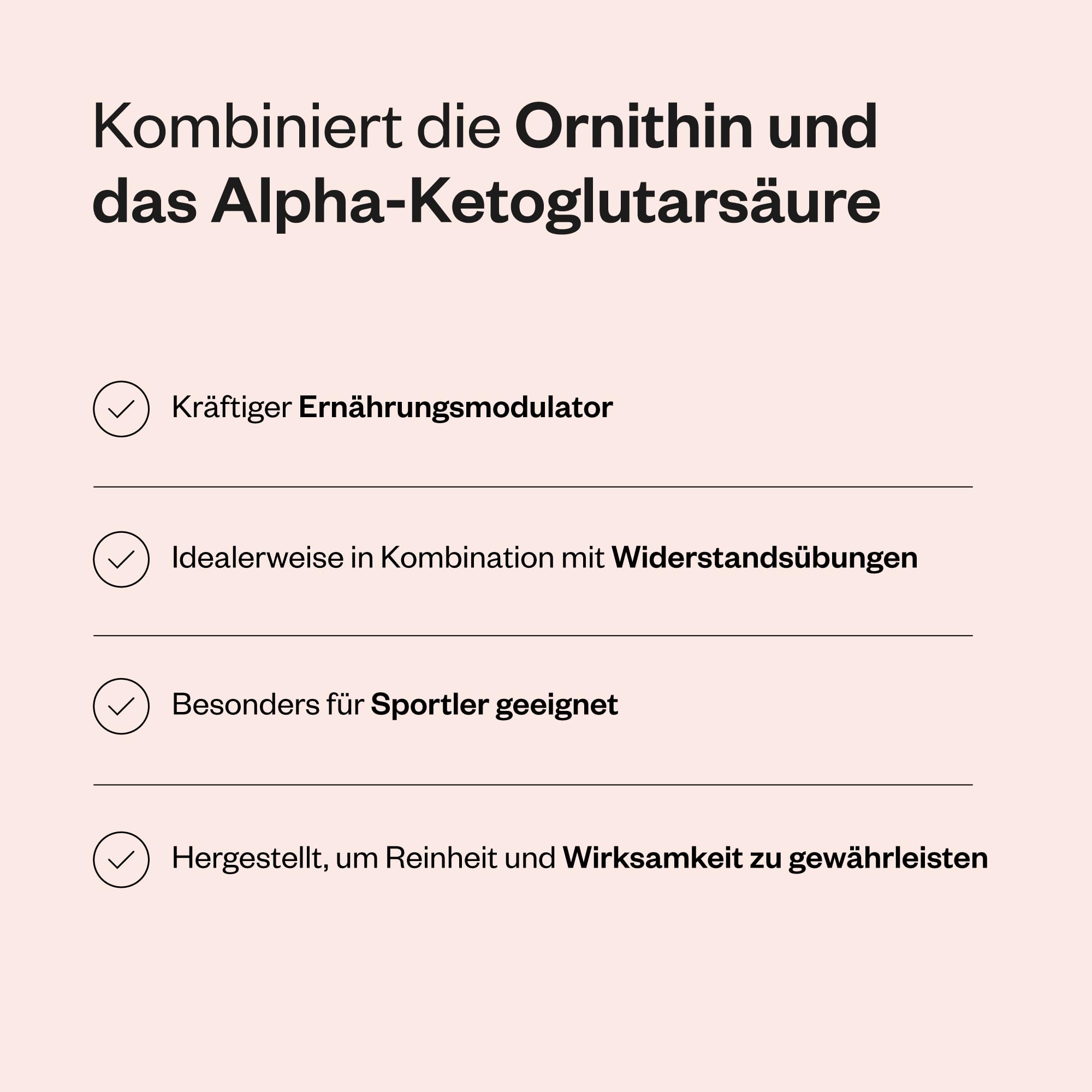 Ornithin Alpha Ketoglutarat (OKG) - Erhöht die Produktion von Wachstumshormonen - Trägt zur Proteinsynthese und zum Aufbau von Muskelmasse bei - Vegan - SuperSmart