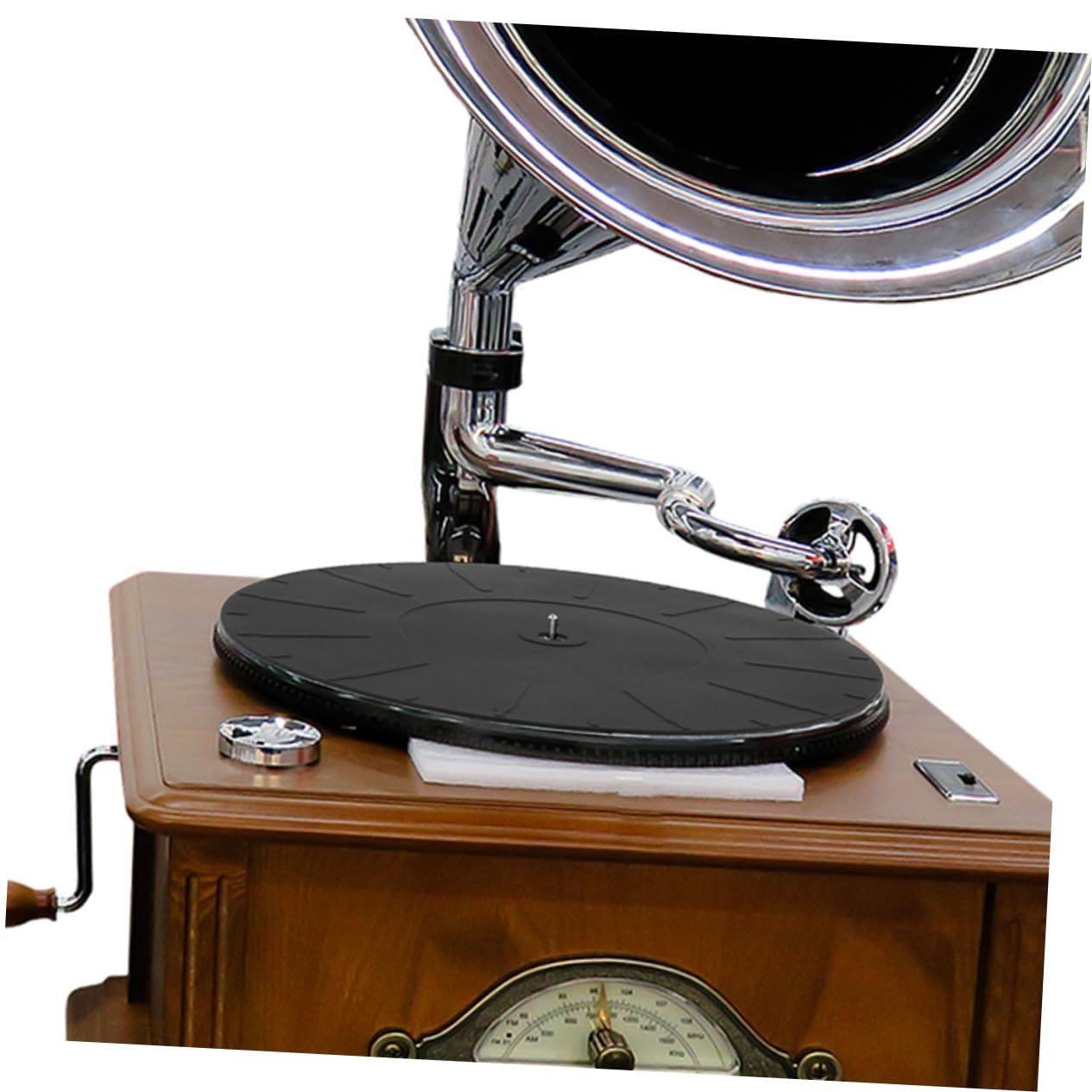 ERINGOGO Vinyl Mat Turntable Slipmat Silicone Record Player Mat Damping Effect Fit Various Turntables