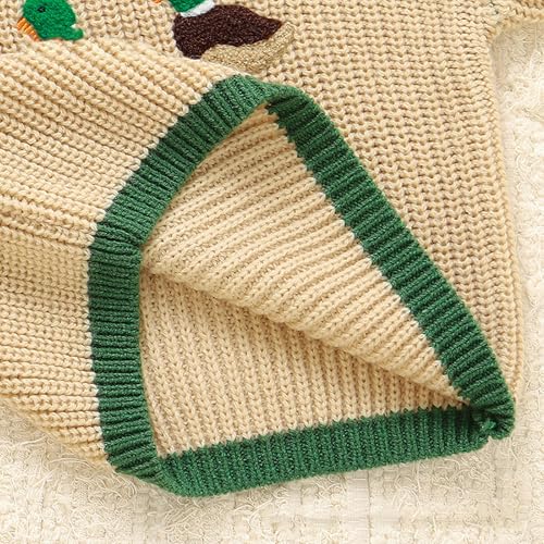 Girls' Sweaters Casual Long Sleeve Knit Pullover Sweater Fall Winter Comfortable Crew Neck Tops3