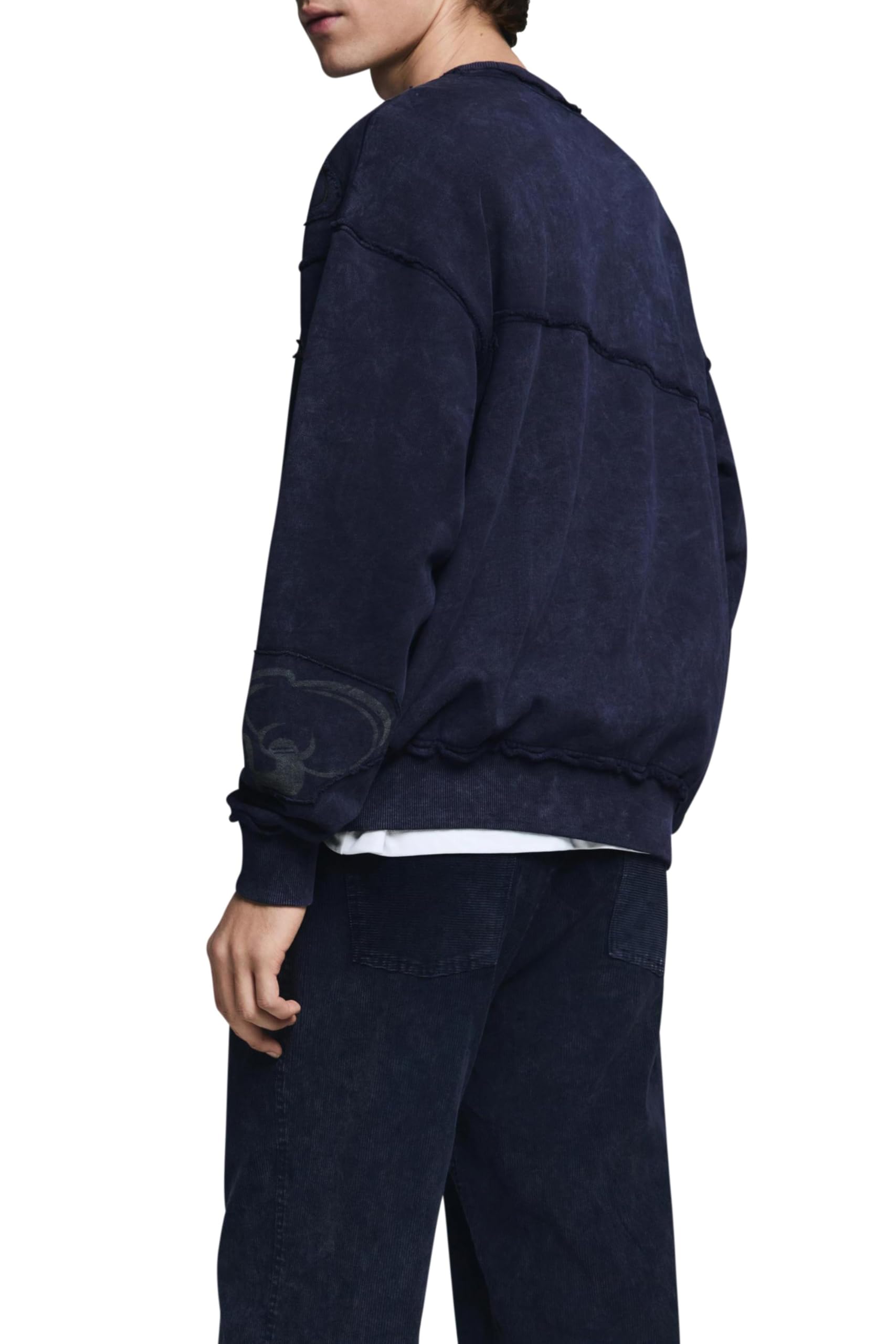 Desigual Sweat_Masterpiece Cutted Sweatshirt Uomo