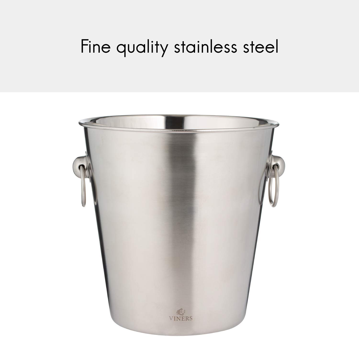 Rayware 0302.215 Viners Barware - Cubo de champán (4 L, acero inoxidable)
