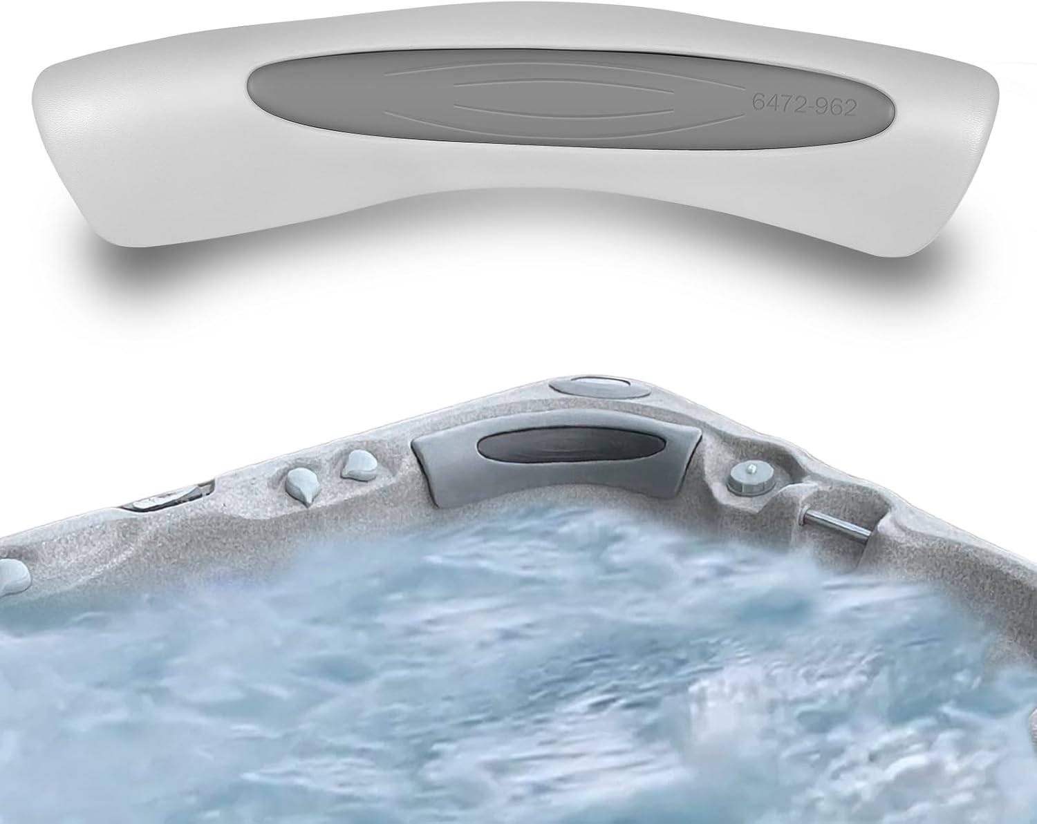 6472-962 Hot Tub Wrap Around Pillow and Insert for 2001-2014 Sundance 850 & 880 Series Cameo, Optima, Marin, Majesta, Maxxus and Metro Spas Models , Replace 6455-465 (spa pillow) + 6455-472 (insert)