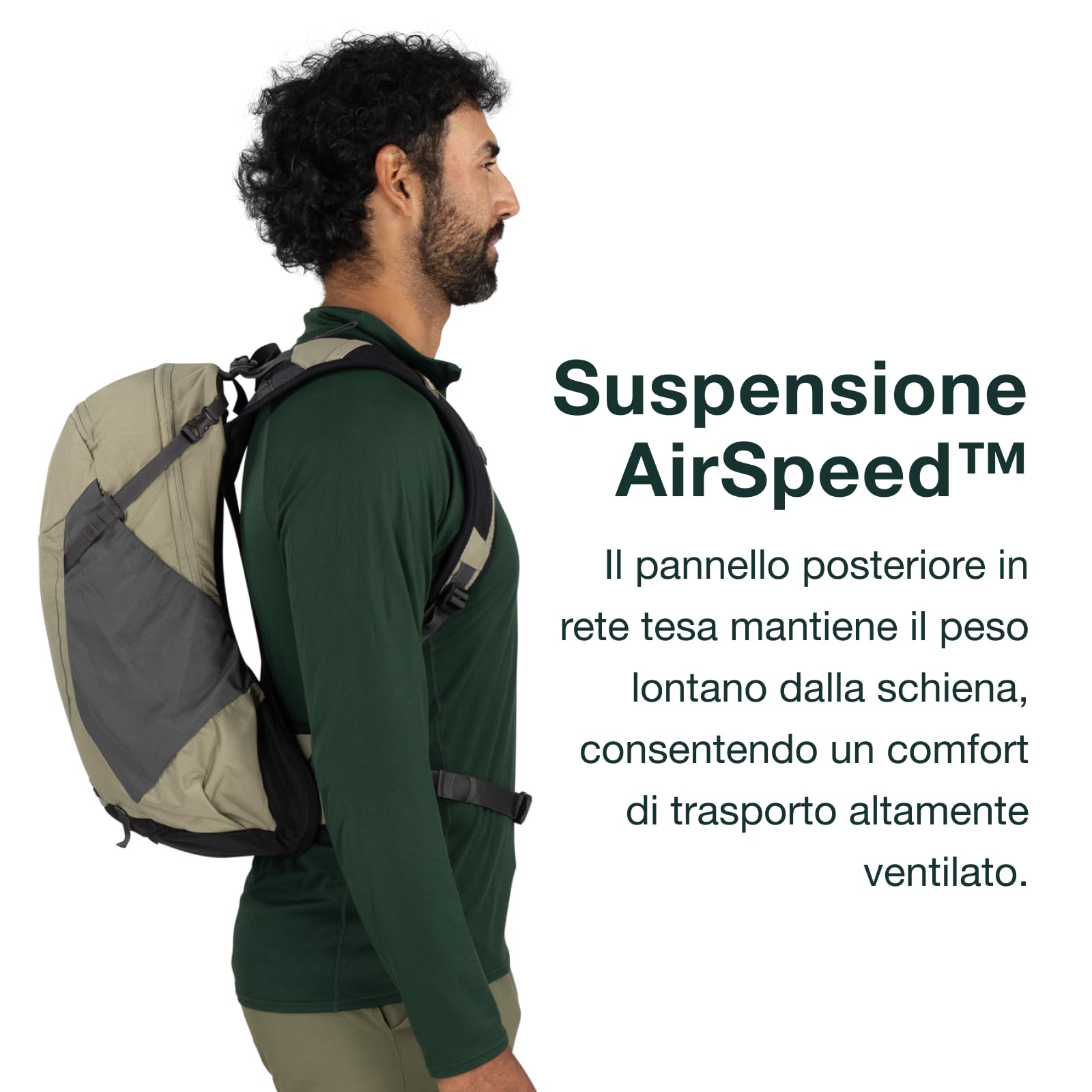 Osprey Hikelite 18 Zaino Unisex - Adulto