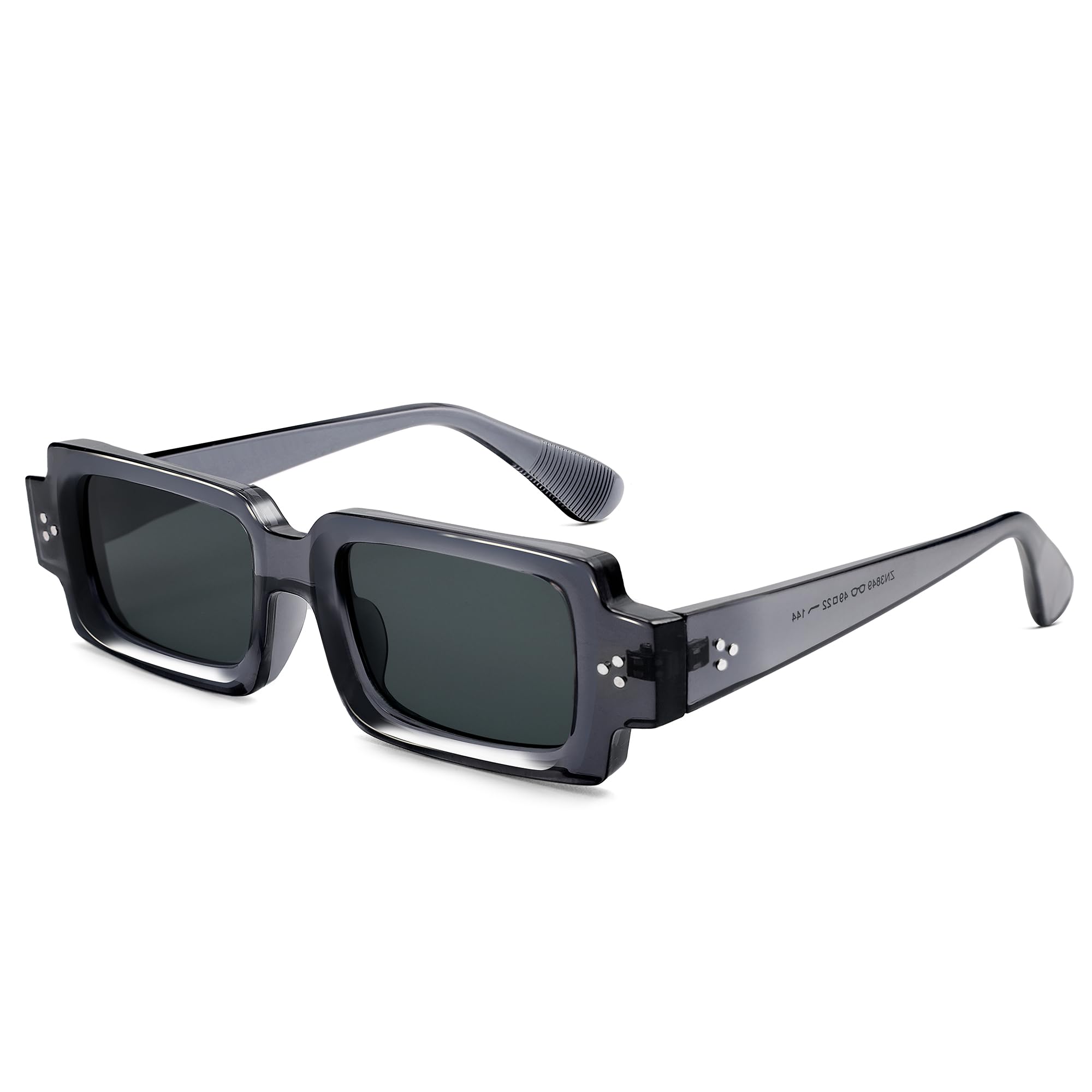 VANLINKER Retro Thick Rectangle Sunglasses for Men Women Trendy Square Chunky Sun Glasses VL9840