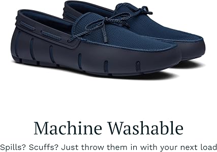 SWIMS Mens Loafers, Braided Lace Casual Slip-Ons Shoes  display picture 2