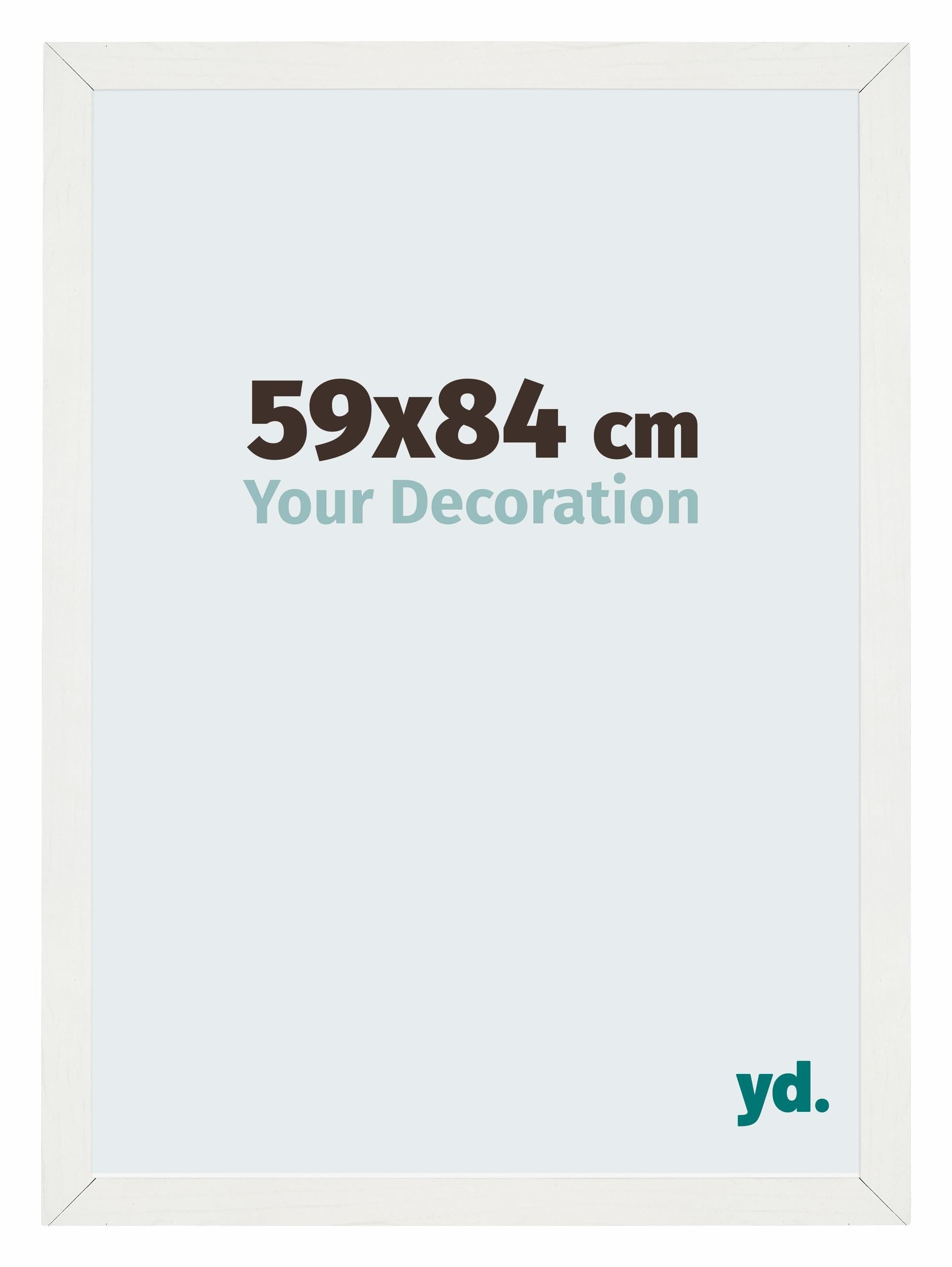 Your Decoration - Puzzle frame 59x84 - White Swept - Puzzle frame 1500-2000 Pieces - MDF Photoframe - Mura