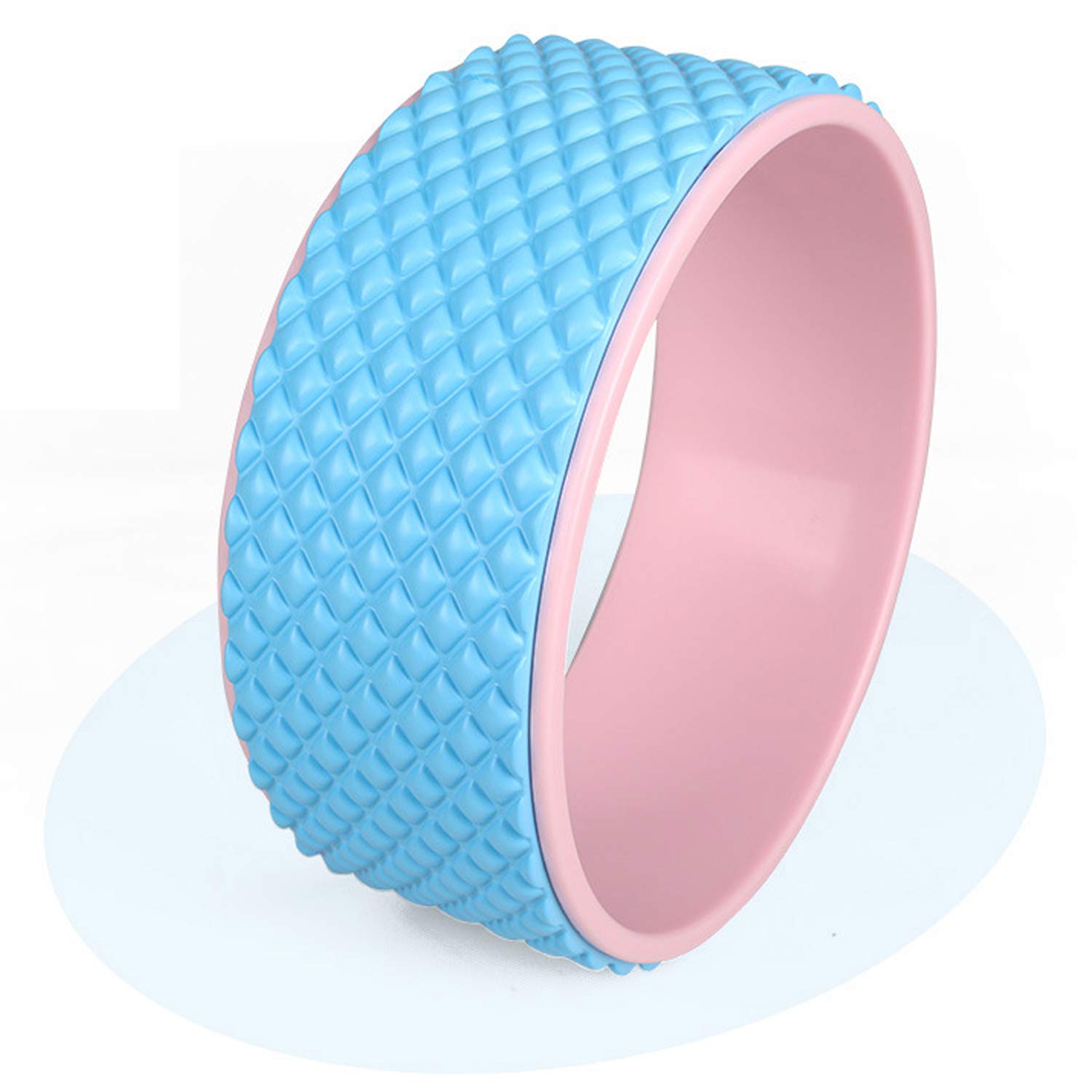 Yoga Wheel,3D Massage Point Texture Dharma Yoga Wheel for Dharma Yoga Pose Backbend and Stretching