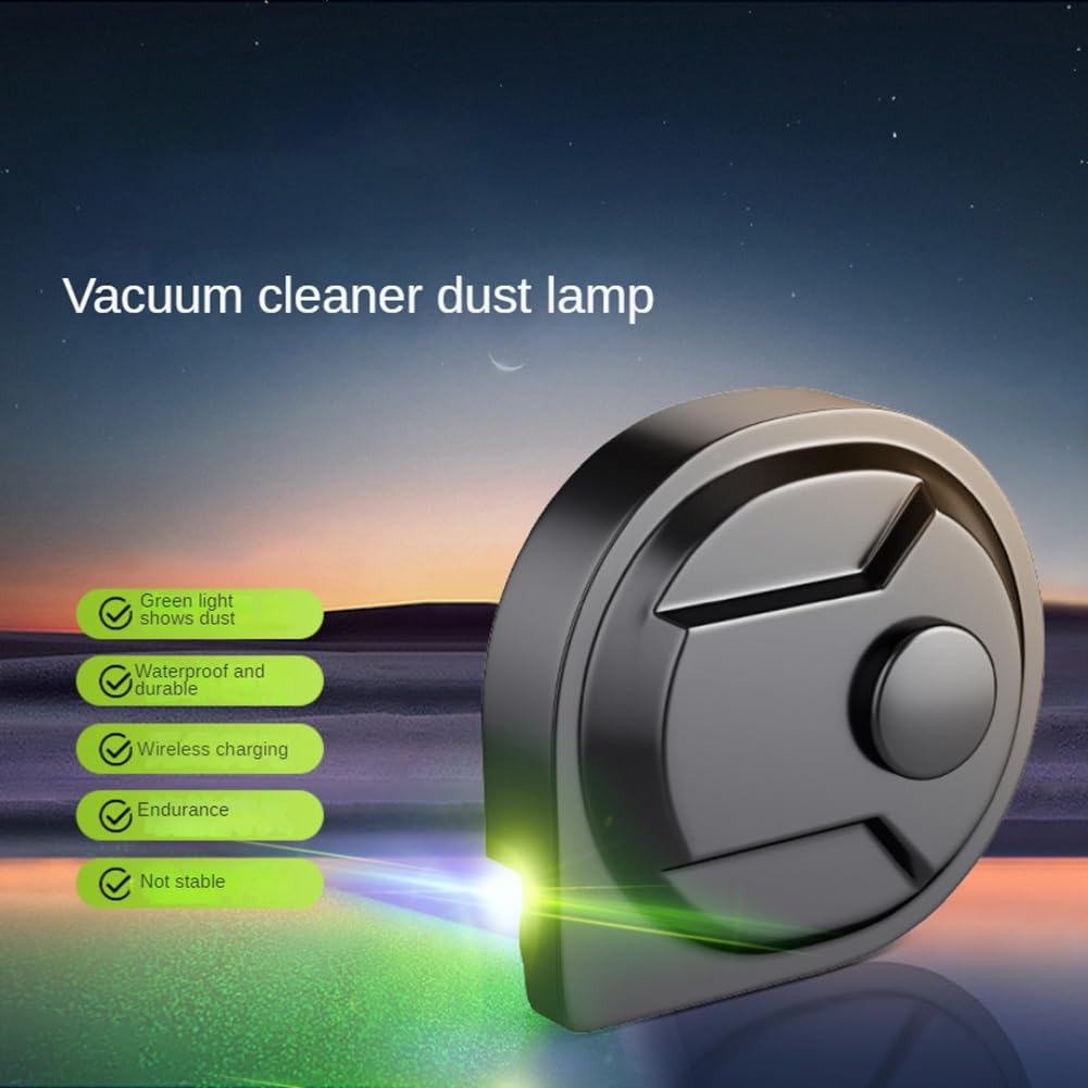 Aspiradora Luces de Polvo Claramente Pantalla de Polvo para Mascotas Lámpara LED Recargable Universal Accesorio para Aspiradora Gris