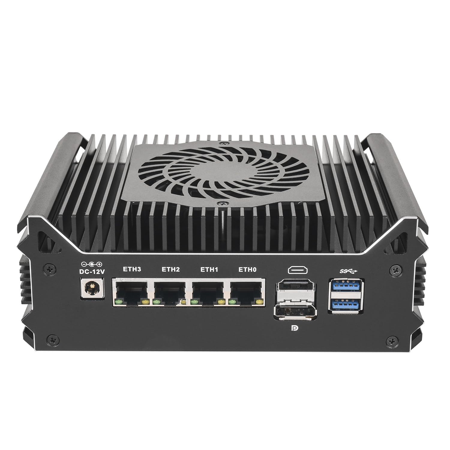 Micro Firewall Appliance / Komputer stacjonarny 8265U, mini PC z 4 portami LAN i226-V 2,5 Gbe, DDR4 1 * M.2 obsługuje AES-NI Barebone Router PC VPN/HDMI+DP+Type-C/2 SATA3.0/WiFi/5G/gniazdo karty SIM
