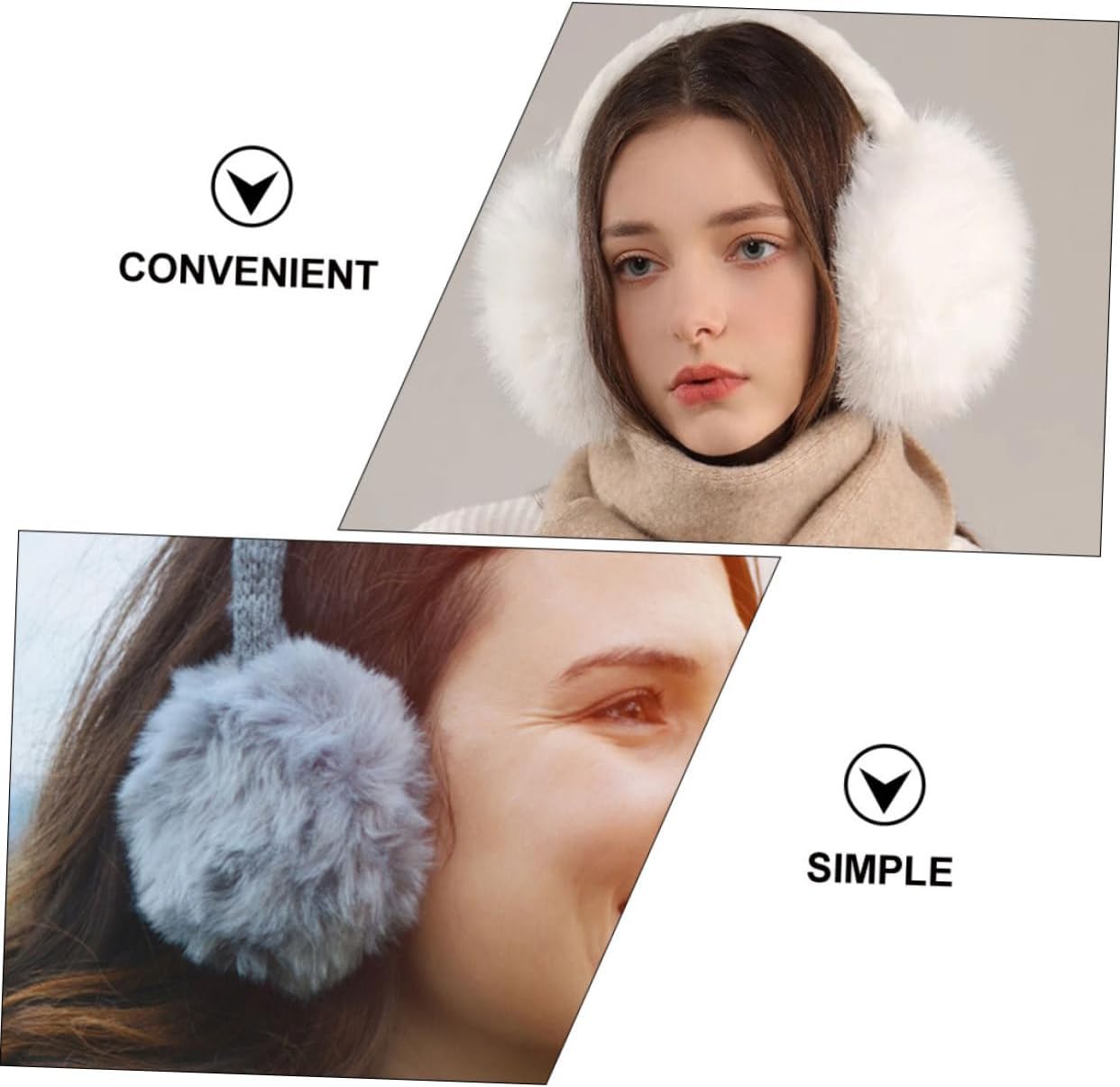 2pcs Warm Winter Earmuff Frame Rack Earmuff Making Frame Shelf Holders