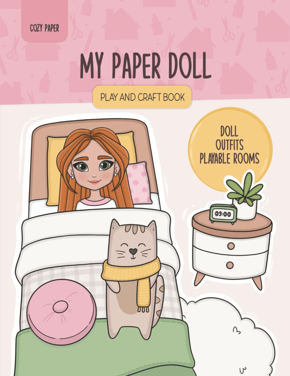 My Paper Doll: Paper Dolls to Cut Out with Stylish Outfits & Playable Rooms