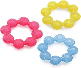 Nuby IcyBite Soother Ring Teether, Colors May Vary, 1 Count