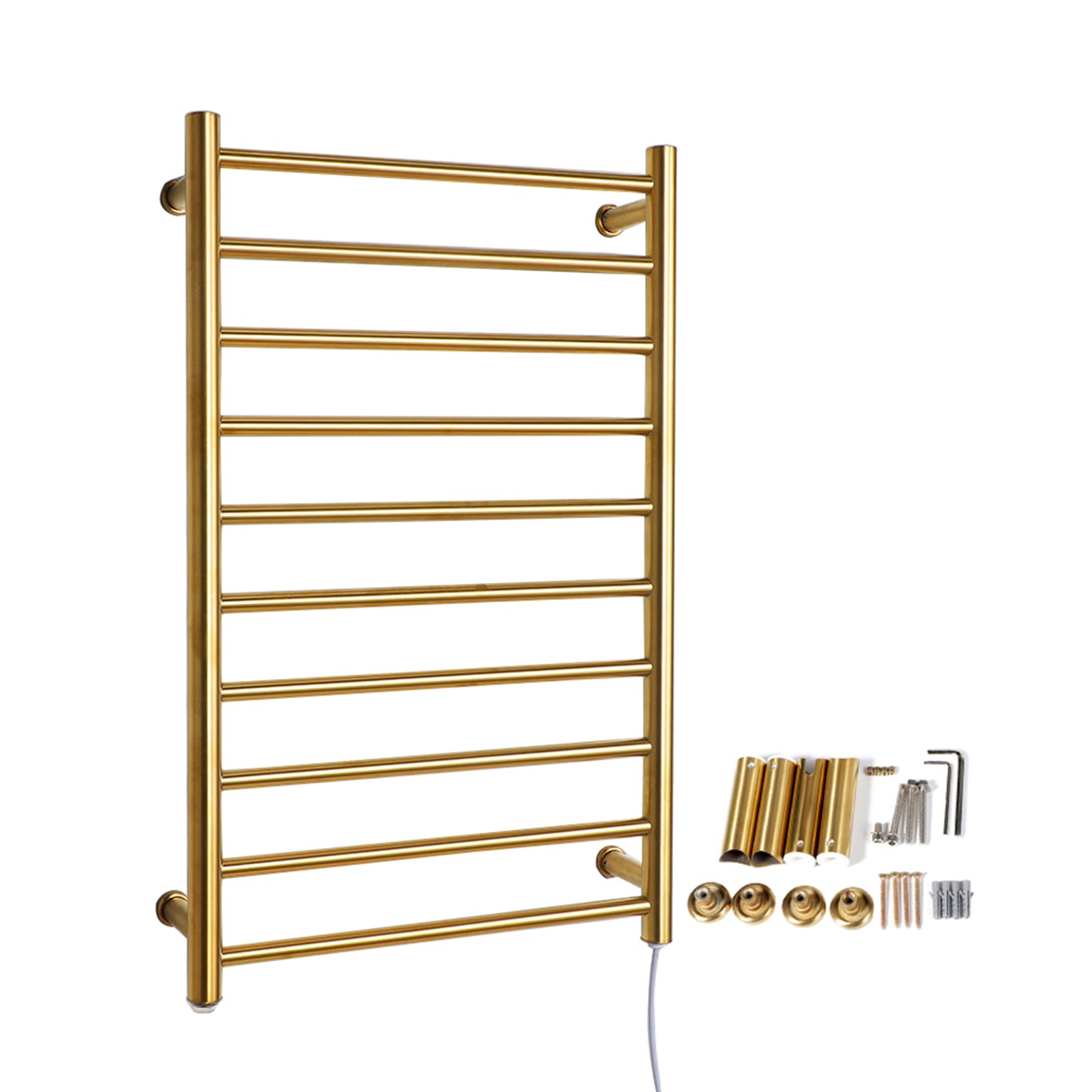 Heated Towel Rail Radiator for Bathrooms,Wall Mounted Electric Towel Stands  with Switch,Inbuilt Thermostat,304 Stainless Steel Bathroom Towel Rack,500x800x120mm  : Amazon.ca: Home