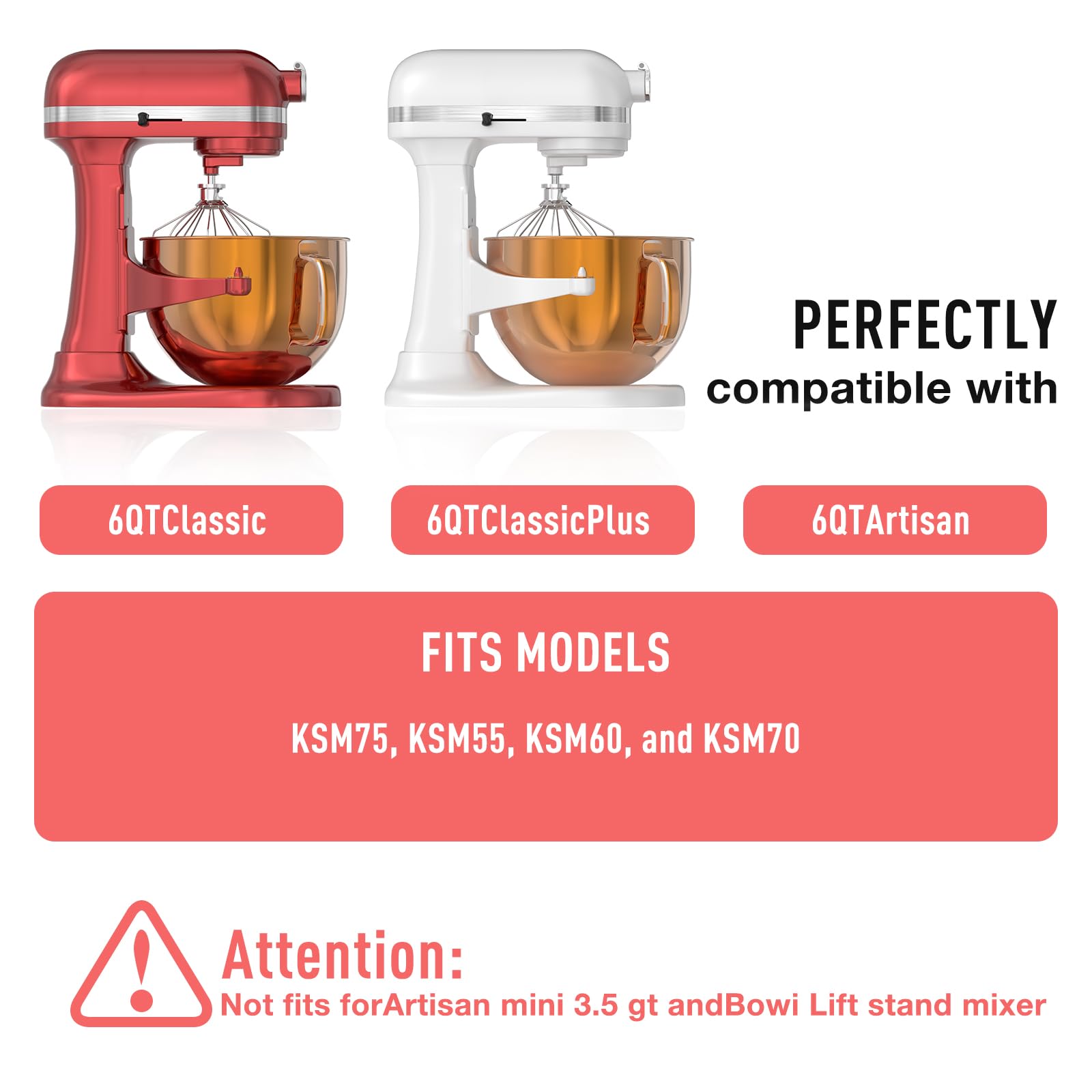 Amazon | Kitchenaidスタンドミキサー用6クォートステンレススチール