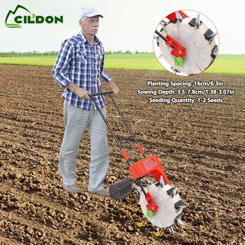 Sembradora manual de jardín con caja de 8.27 lb miniatura 6