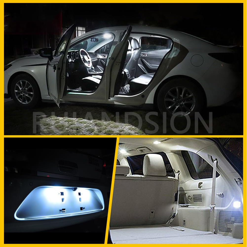 Ruiandsion T15 W16W LED per Retro Auto 12V 6000K Bianco 10Pz